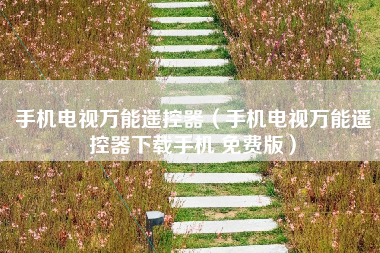 手机电视万能遥控器（手机电视万能遥控器下载手机 免费版）